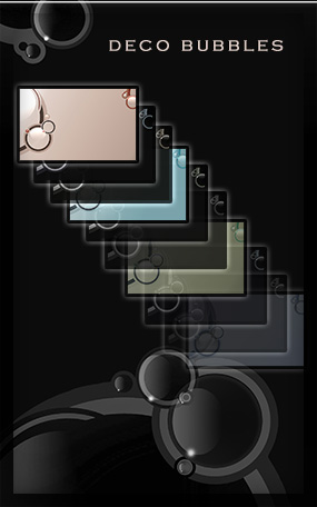 Deco Bubbles - A set of desktop pictures for CrystalClear Interface and Crystal Black
